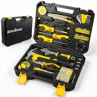 Image de Kit d'outils de 128 pièces pour les travaux de bricolage