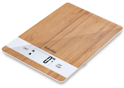 Image de Balance de cuisine électronique 5kg/1g bambou - Terraillon - 15338 - bamboo usb