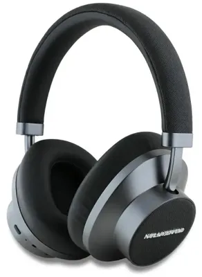 Zdjęcie produktu dla Słuchawki Nauszne Karl Lagerfeld Saffiano Elongated Bluetooth Anc - Czarne