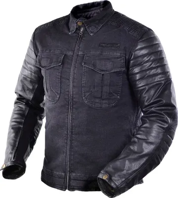 Obrázok produktu pre Trilobite 964 Acid Scrambler Denim Jacket Black M Textilná bunda