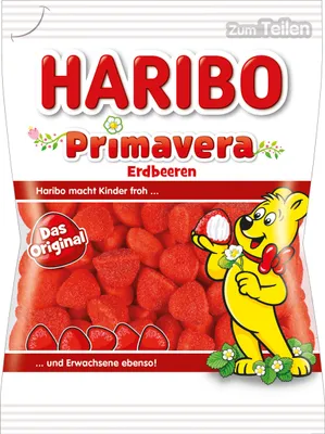 Immagine prodotto di Fragole Haribo Primavera 200g