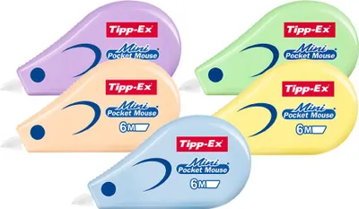 Produktbild von Tipp-Ex Korrekturroller Mini Pocket Mouse Pastel 5 mm x 6 m