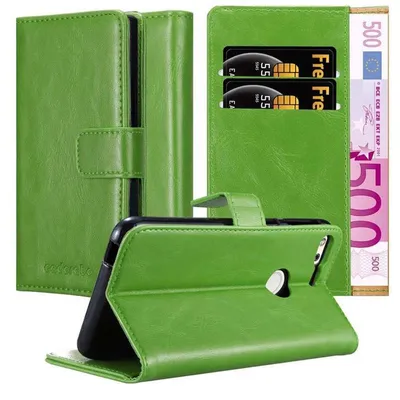 Immagine prodotto di Cadorabo cover per Google PIXEL cover protettiva in verde cover per cellulare cover libro custodia