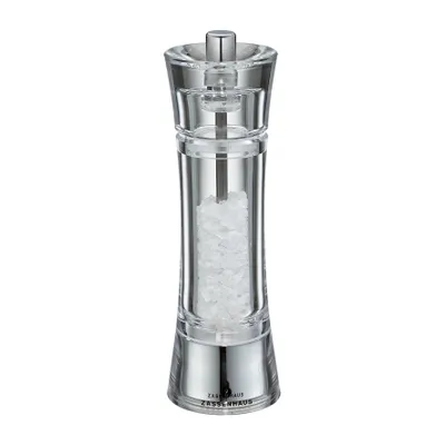 Obrázek produktu pro Zassenhaus Aachen, Mlýnek na sůl, Nerezová ocel, Průhledná, Akrylový, Keramický, 58 mm, 180 mm
