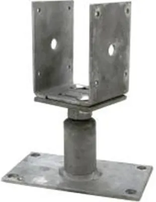 Produktbild von CONNEX Pfostenträger verstellbar 80-150 mm, feuerverzinkt, HV4270