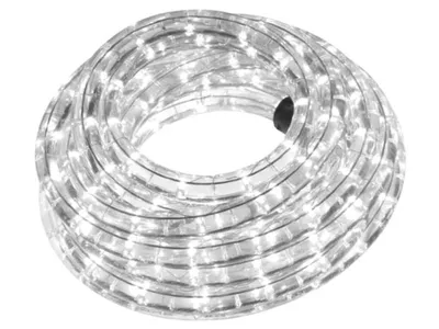 Produktbild von HQ-Power LED-Lichtschlauch 9 m, 36 LEDs pro Meter, kaltweiß 6500 K, IP44, 360 Grad Beleuchtung,