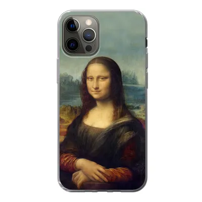 Produktbild von MuchoWow® Handyhülle Schutzhülle Hülle für iPhone 12 Pro Mona Lisa - Da Vinci - Gemälde Silikon Softcase Handy Hülle - Abdeckung
