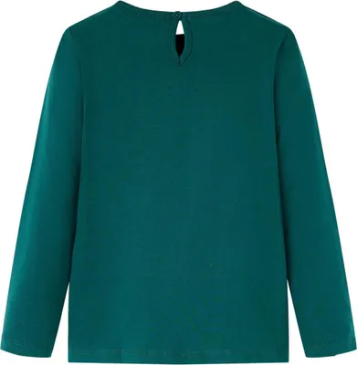 Produktbild von vidaXL Kinder-Langarmshirt Dunkelgrün 116