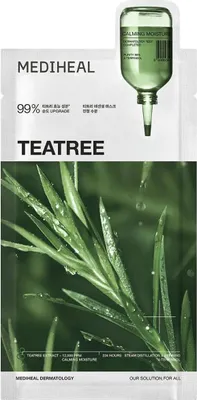Zdjęcie produktu dla MEDIHEAL Teatree Essential Mask Calming Moisture Maska do twarzy 24 ml - maska w płachcie kojąca