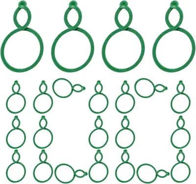 Produktbild von 100 wiederverwendbare, sichere und flexible Pflanzenclips zur Befestigung im Innen- und Außenbereich