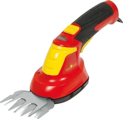 Produktbild von Wolf Garten Akku Rasenschere Finesse 30 R Li Ionen Akku rot gelb