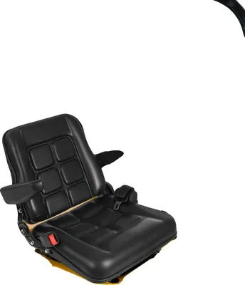 Obrázok produktu pre Traktorové sedadlo, Imitácia kože a polyuretánové materiály, nastaviteľný uhol operadla 35-180°, nosnosť 100 kg, celkové rozmery 47*42*48 cm, montáž na strane vodiča