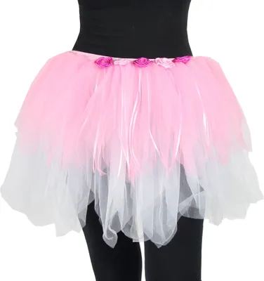 Produktbild von Petticoat Tutu mit Blumen pink