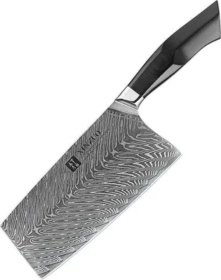 Produktbild von XinZuo - Damast Hackmesser (Chinesisches Hackmesser) - B32 Feng Serie