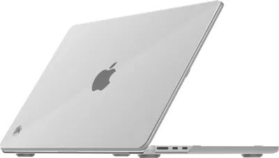 Image de stm goods, coque rigide MacBook Air 13 M2/M3/M4 ultra-mince et légère, transparente