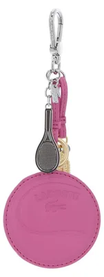 Produktbild von LACOSTE Schlüsselanhänger Mirror Racket Croc Charm Fushia pink
