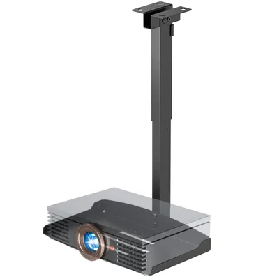 Produktbild von Beamer Halterung höhenverstellbar bis 10 kg, Decken- und Wandhalterung mit Kabelmanagement für Projektor und Kamera