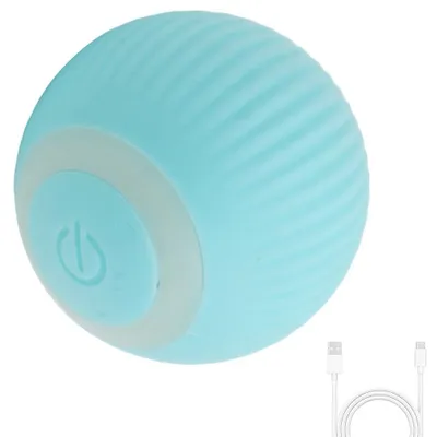 Interaktives Katzenspielzeug mit LED, 360° Ball, USB