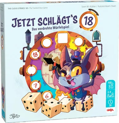 Immagine prodotto di Gioco per famiglie HABA "Gioco dei dadi: Ora si fa 18!" 2011826001