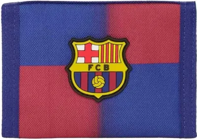 A wallet with the FC Barcelona logo.
