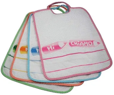 Zdjęcie produktu dla Elastyczne śliniaki 29 x 35 cm, zestaw 6 sztuk