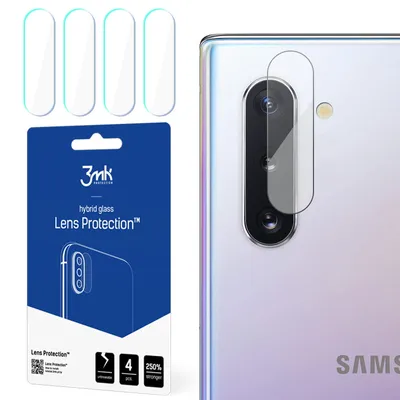 Produktbild von 3mk Hybridglas Lens Protection für Samsung Galaxy Note 10 Kamera Objektiv Kameralinse 0,16mm 6H (4 Stück)