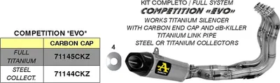 Immagine prodotto di Marmitta completa ARROW competition evo con dbkiller e fondello per BMW S 1000 r