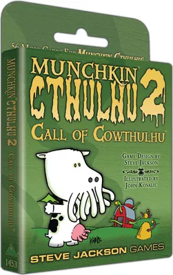 Image de Munchkin Cthulhu 2 — Call of Cowthulhu, Gra karciana, Odgrywanie ról, 10 lat(a), 60 min