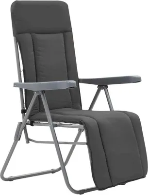 Zdjęcie produktu dla VidaXL 44320, Taras, Obite siedzisko, Bawełna, Poliester, Szary, 580 mm, 730 mm