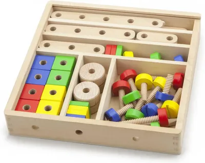 Obrázok produktu pre Konštrukčná súprava, 31 x 31 x 6 cm - pre deti od 36 mesiacov - farebná