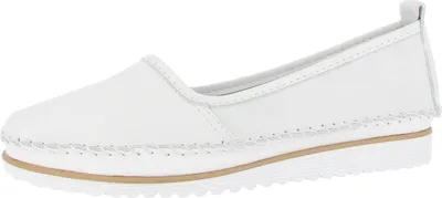 Produktbild von Andrea Conti Damen Slipper Leder klassisches Design mit Keilabsatz 0021713, Größe:38 EU, Farbe:Weiß