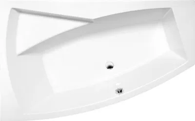 Produktbild von Polysan EVIA L 160 asymmetrische Badewanne 160x100x47cm, links, weiß