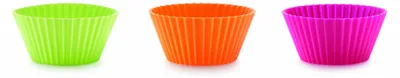Produktbild von Lékué Classic Muffinformen, 7 cm, 12 Stück, mehrfarbig