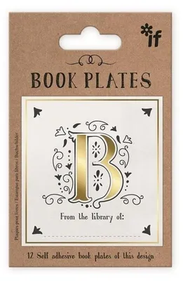 Produktbild von Aufkleberset „Exlibris“ – Buchstabe B