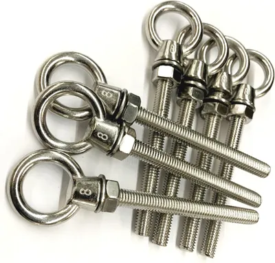 Produktbild von Augbolzen Ösenschraube Edelstahl A4 Ringbolzen Ringschraube Augenschrauben