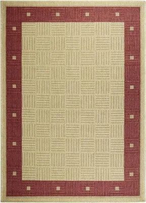 Image de Tapis SISALO/DAWN 879/O44P (J84 Red) – 67 x 120 cm – pour l'extérieur et l'intérieur