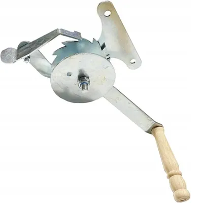 Immagine prodotto di Pullia con manovella zincata, barbecue girevole, griglia, treppiede, barbecue 7505