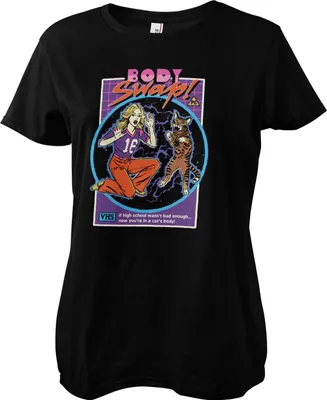 Produktbild von Body Swap Girly Tee - X-Large - Black