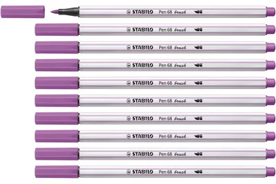 Produktbild von STABILO Premium-Filzstift mit Pinselspitze für variable Strichstärken - Pen 68 brush -…