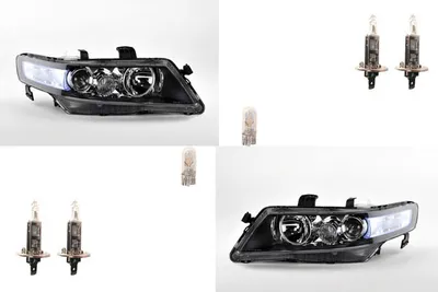 Zdjęcie produktu dla Johns, reflektory pasujące do Honda Accord CL CM 01/06- + zestaw lamp. Zestaw lewy prawy 33151SEAG53 33151SEAG51 33151SEAG52 33101SEAG53 33101SEAG51 33