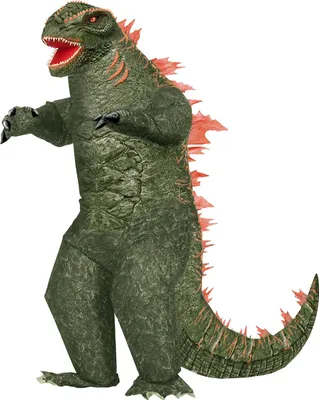 Immagine prodotto di Animale Gigante Aria Figura Dino Verde Rosso Costume Completo Fantastico Carnevale Gigante Avventura Diversi Personaggi Carnevale Idea Costume Mozzafiato, Taglia: 52 - 54 (L) Colore: Verde
