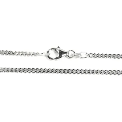 Produktbild von Miamar PF02.50.50R Kette Panzer Uni Halskette Silber 50 cm