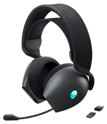 Image de Alienware AW725H Headset Wired & Wireless Head-band Gaming USB Type-C Bluetooth Black