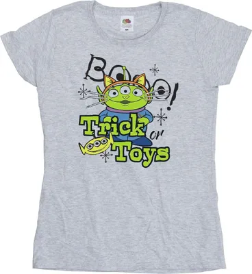 Produktbild von Toy Story - "Trick Or Toys" T-Shirt für Damen - Halloween BI52714 (XL) (Grau)