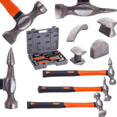 Imagen del producto de Juego de 7 yunques Blechhammer para alisar láminas de carrocería