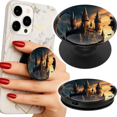 Produktbild von Handyhalterung Popsocket für den Finger / Ständer - FÜR FANS VON HARRY POTTER, HOGWARTS