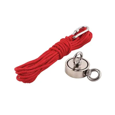 Produktbild von Set aus 190 kg Neodym-Magnet, Seil und Handschuhen