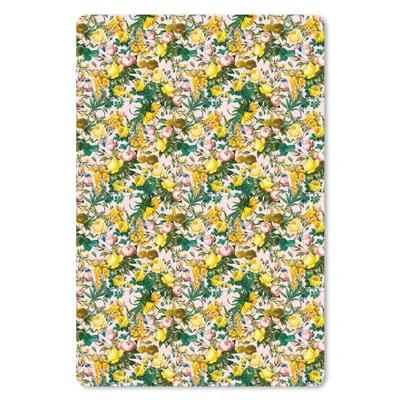 Produktbild von MuchoWow® Mauspad Mousepad Blumen - Rosen - Gelb 40x60 cm - Mousepads - Maus Mat - Pad - Mausunterlage - Schreibtisch Accesoire