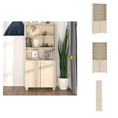 Produktbild von vidaXL Highboard HAMAR Massivholz Kiefer Honigbraun -  Sideboards