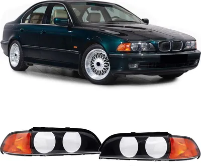 Produktbild von Scheinwerfergläser Streuscheiben Paar Rechts Links passend für BMW 5er E39 95-04